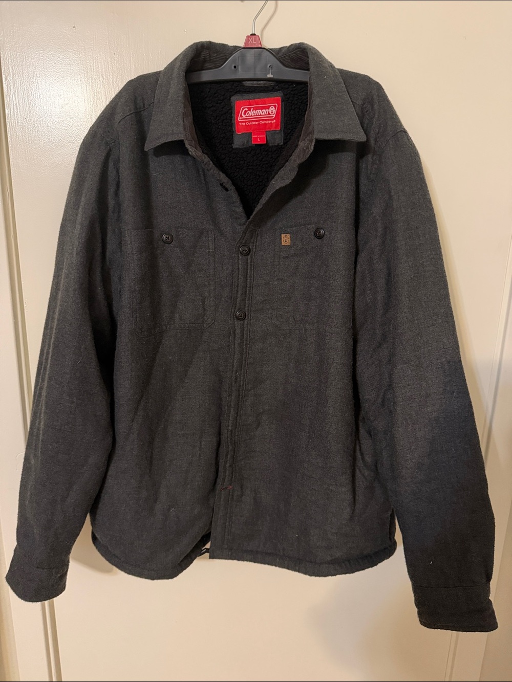 Coleman Dark Gray Men’s Wool lined Jacket